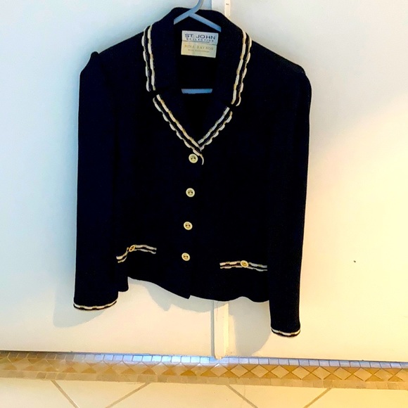St John by Marie Gray vintage sweater jacket - Picture 1 of 3
